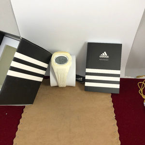 Ladies Adidas White Digital Quartz Watch